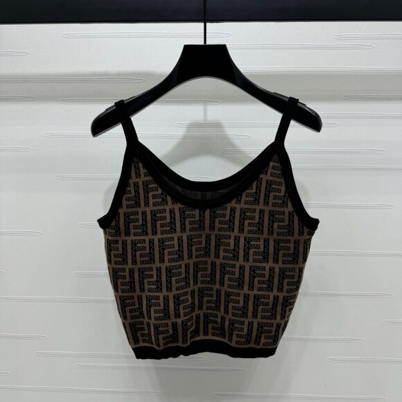 Fendi jacquard knitted camisole - Picture 1 of 8